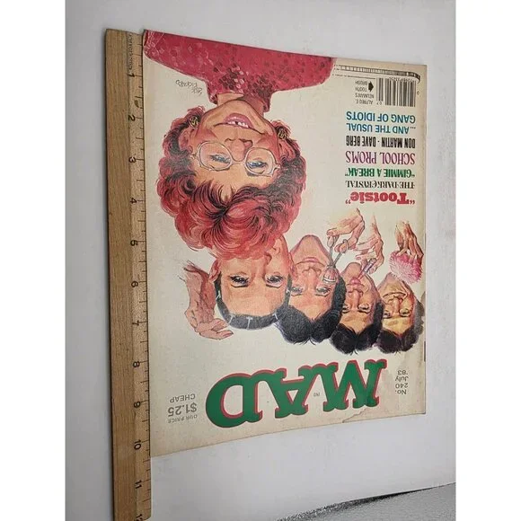 MAD Magazine July 1983 #240 Tootsie Dark Crystal Don Martin EC Pubs - Picture 6 of 15